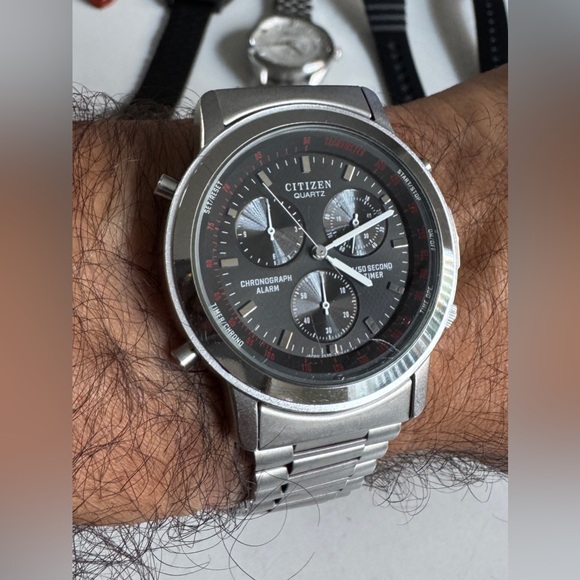 Citizen Other - Citizen Chronograph Watch Men 39mm B3531-351347 Date Alarm